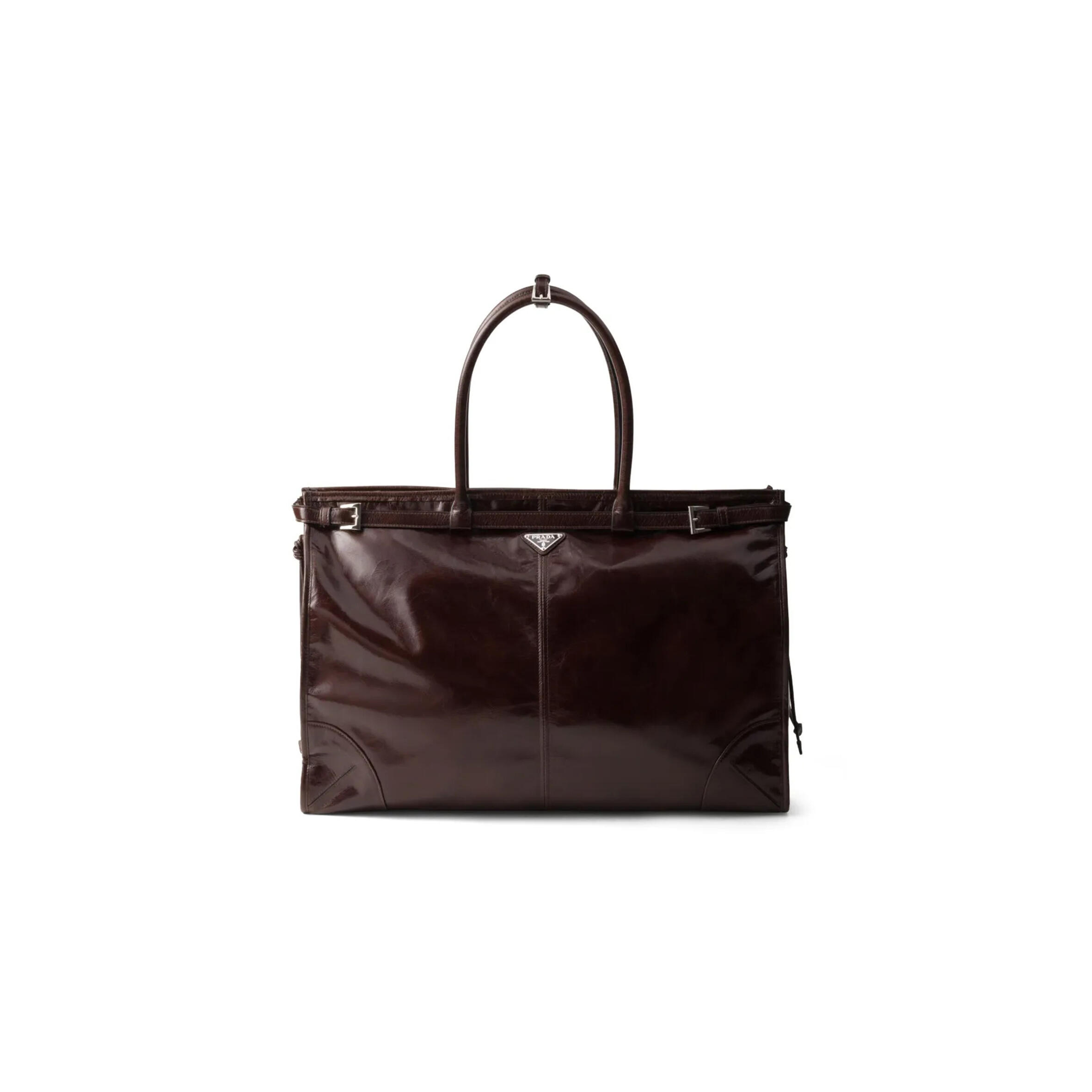 PRADA BONNIE LEATHER TOTE BAG 2VG128 (50*36*17cm)